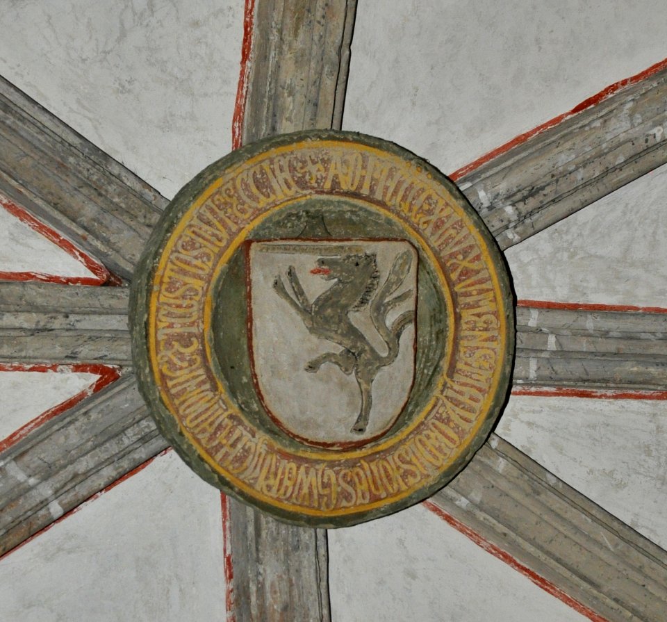 Augsburg Domkreuzgang Westflügel Joch5 Schlussstein