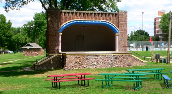 Auburn, NE Legion Park bandstand 1
