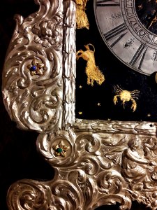 Augsburg Table clock with signs of the zodiac (detail) 03