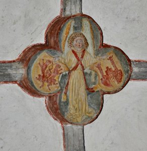 Augsburg Domkreuzgang Westflügel Joch3 Schlussstein