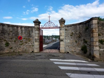 Aubenas - Cimetière - Entrée rue René Grimaud