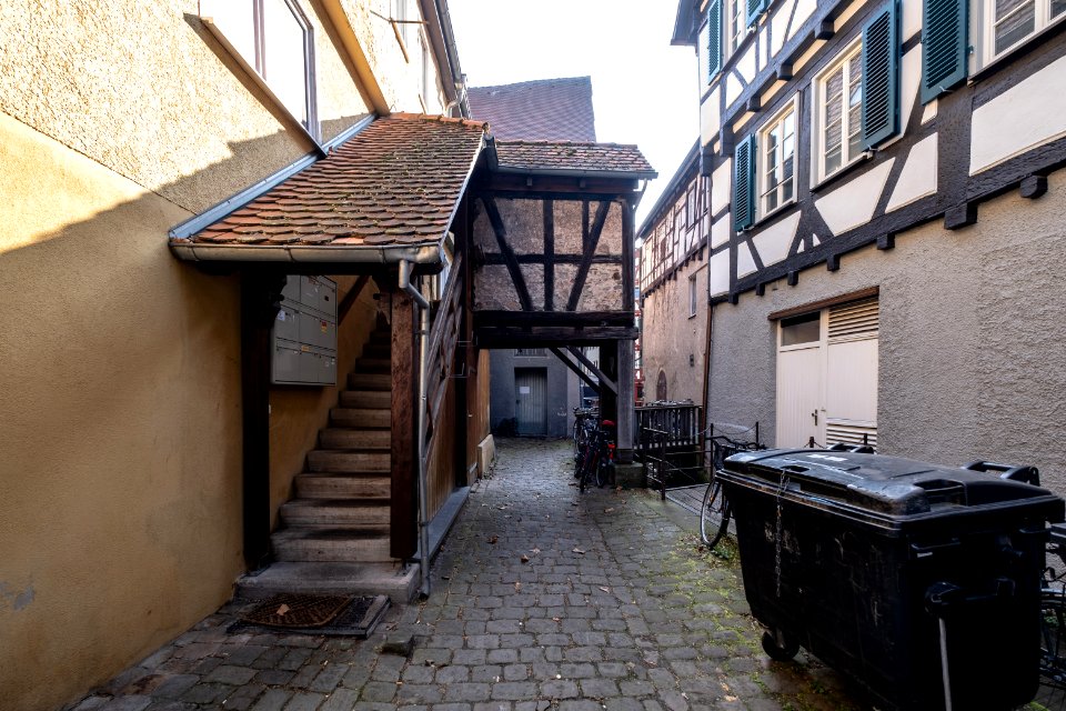 Aufgang zur Neustadtgasse 10 in Tübingen 2019