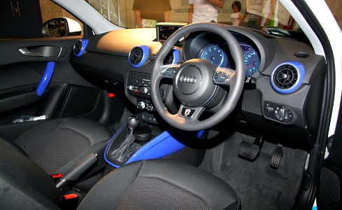 Audi A1 Samurai Blue interior