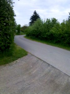 Audigast - Kreuzung Dorfststraße und Hohlweg 'Hohle' im Mai 2016