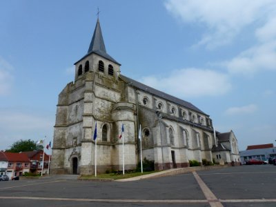 Auchel (Pas-de-Calais, Fr) église Saint-Martin