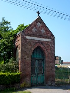Auchy-lez-Orchies (Nord, Fr), oratoire à Monneville, D954