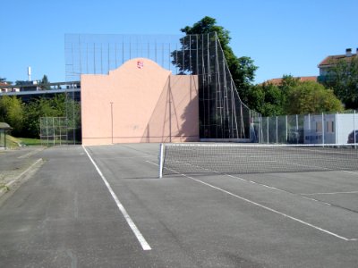 Auch (Gers, Fr) pelota court