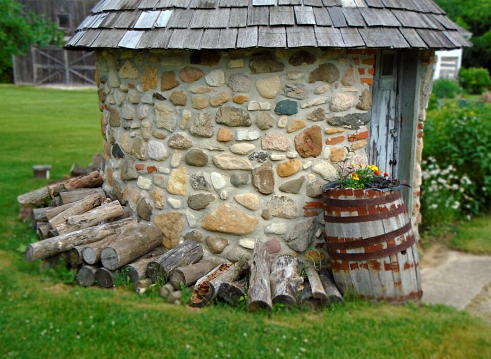 Country firewood texture