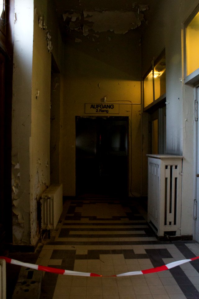 Aufgang zum 2. Rang, Stadthalle Görlitz
