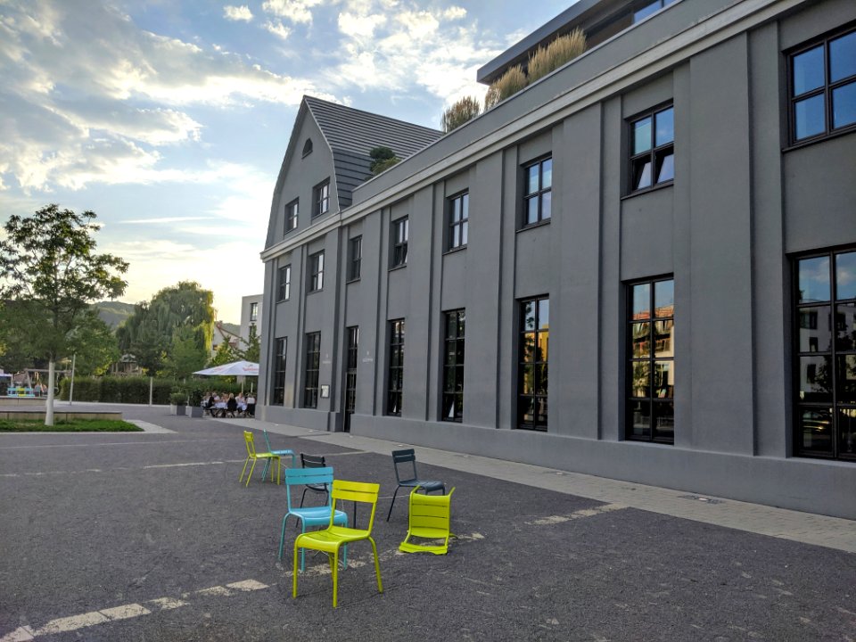 Außenansicht des Restaurants Trattoria Egeria in Tübingen