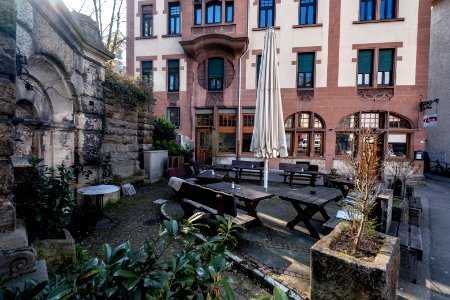 Außenbereich des Centrale in Tübingen 2019
