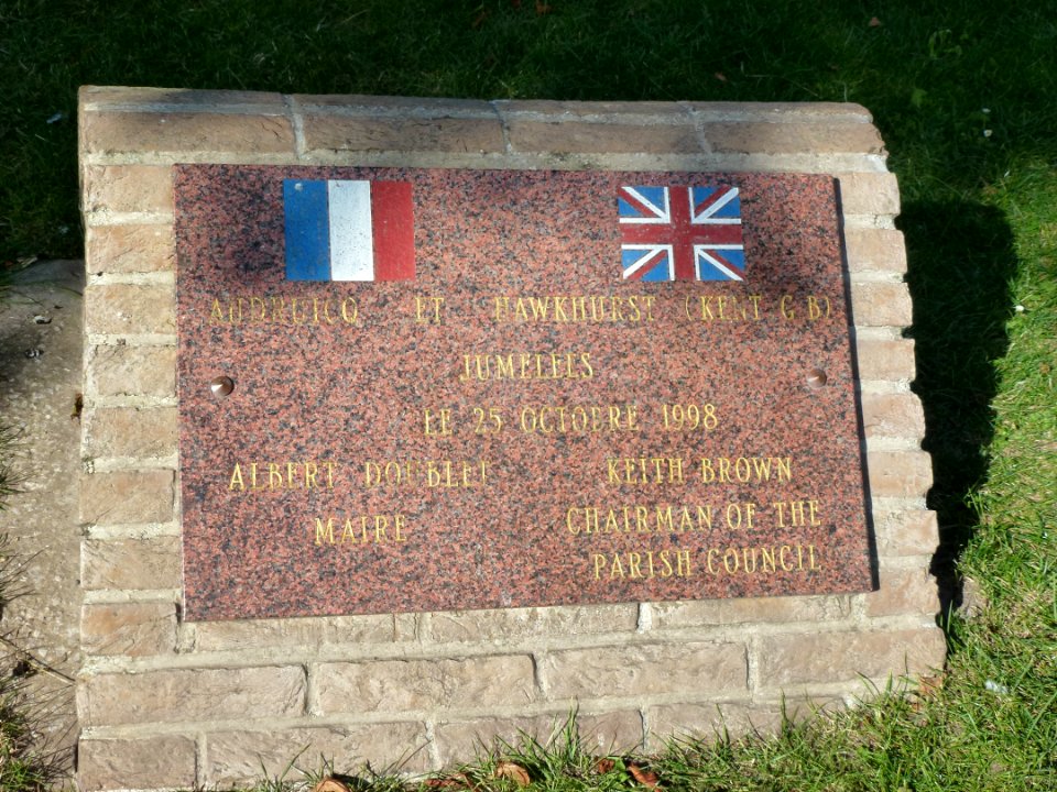 Audruicq (Pas-de-Calais) plaquette jumelage