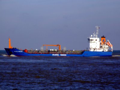 Atlantis Alvarado IMO 9268174 leaving Port of Rotterdam, Holland 25-Jan-2007