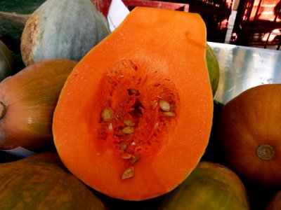 Au marché - coupe de butternut 2