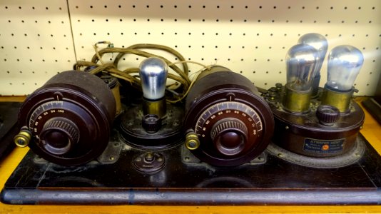 Atwater Kent Type TA Detector and 2 Stage A.F. Amplifier - New England Wireless & Steam Museum - East Greenwich, RI - DSC06720 photo