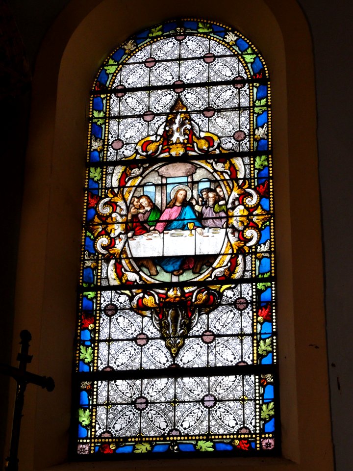 Aulnois sous Vertuzey (Meuse) Église Saint-Sébastien vitrail 04