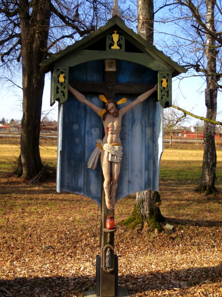Au bei Rosenheim Wegkreuz