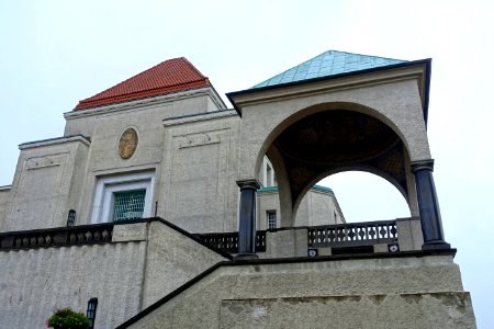 Ausstellungsgebäude detail - Mathildenhöhe - Darmstadt, Germany - DSC01434