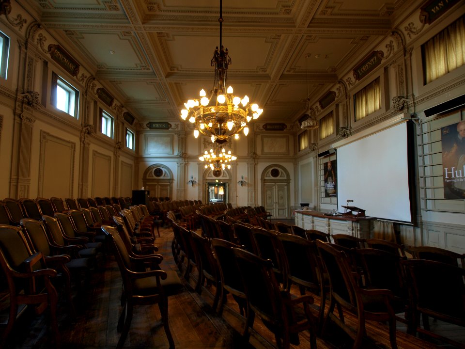 Auditorium at the Teylers museum