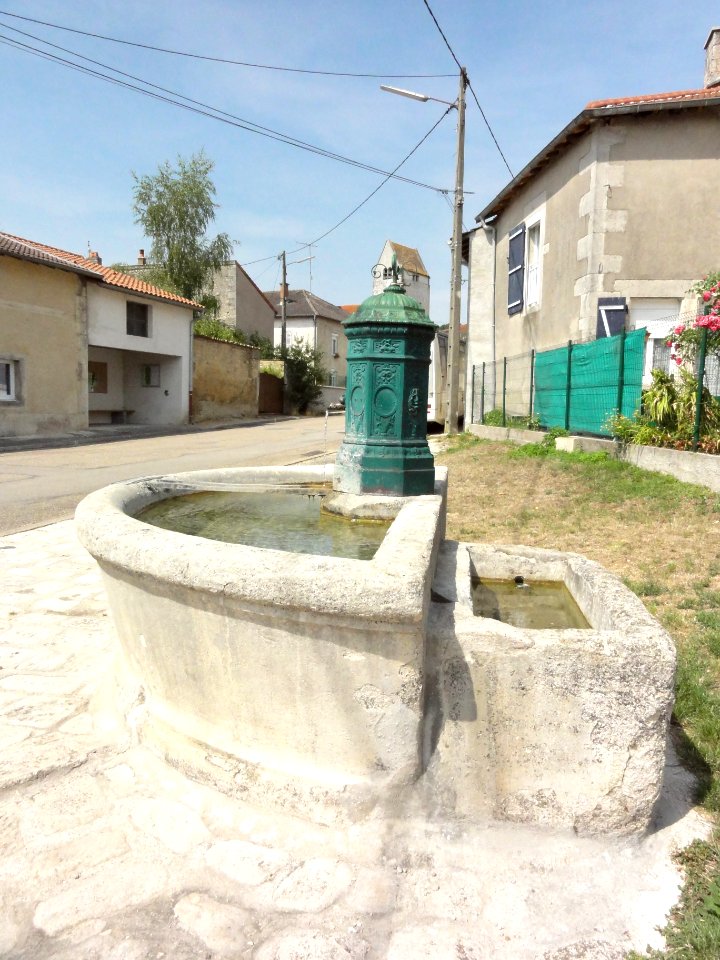 Aulnois-sous-Vertuzey (Meuse) fontaine