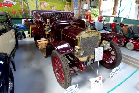 Austin 15 Tourer 1910, export version - Bentley Wildfowl and Motor Museum - Halland, East Sussex, England - DSC05831
