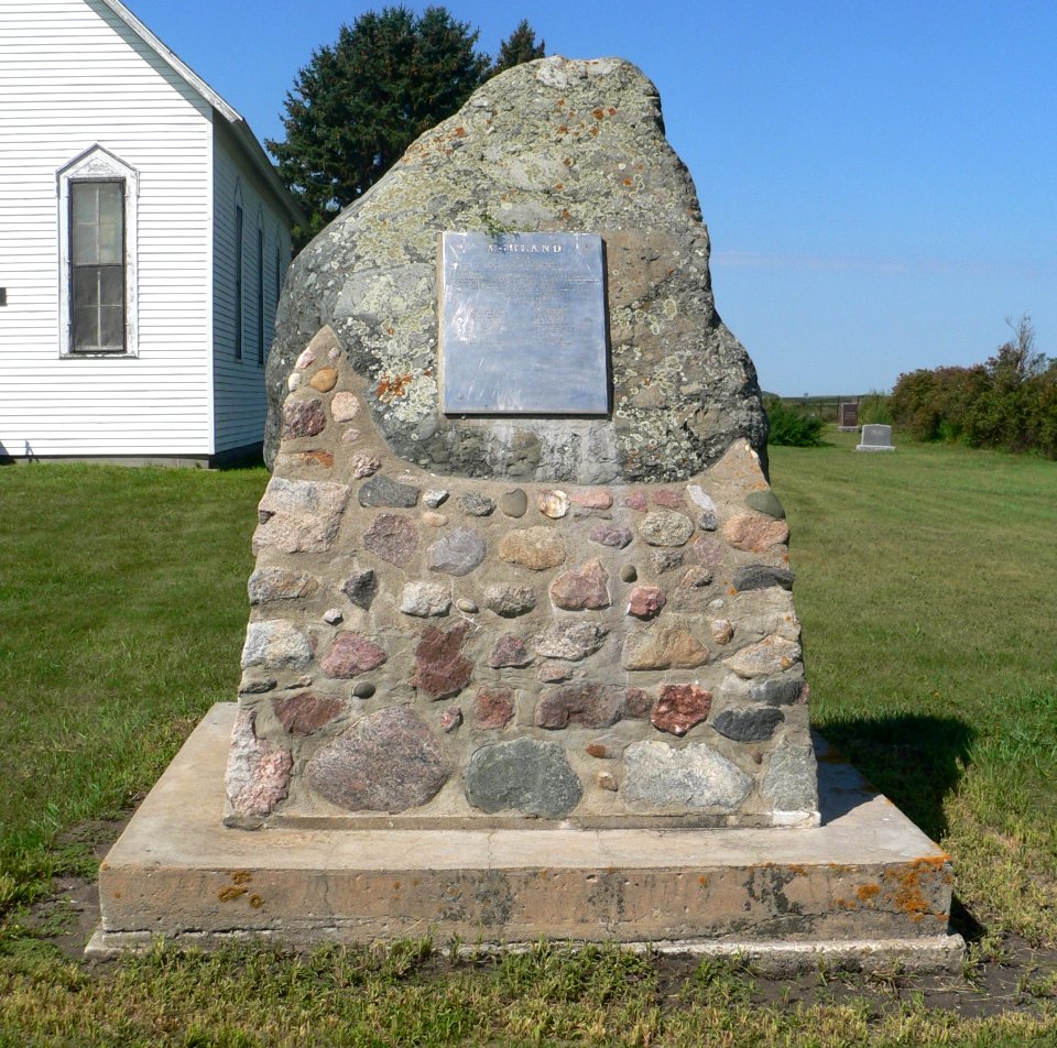Aurland Lutheran church monument 1