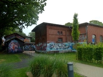 Aurich, Jugendzentrum Schlachthof Rückseite