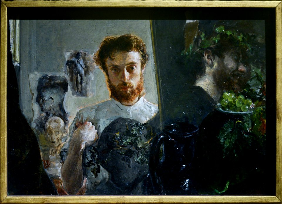 Autoritratto nello studio – Antonio Mancini – Palazzo Zevallos – Naples (2018)