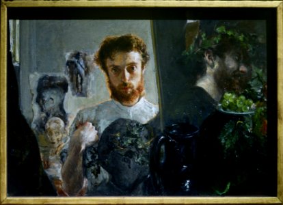 Autoritratto nello studio – Antonio Mancini – Palazzo Zevallos – Naples (2018)