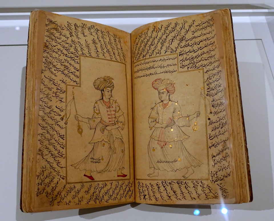 Auriga constellation, from Kitab Suwar al-Kawakib al-Thabita, 'Abd al-Rahman b. 'Umar al-Sufi, Iran, Isafahan, c. 1625-1650 AD, ink, watercolor, gold on paper - Aga Khan Museum - Toronto, Canada - DSC06347