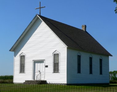 Aurland Lutheran church from NE 1