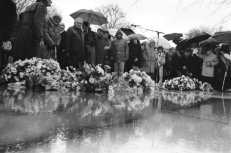 Auschwitzherdenking op NO Begraafplaats in Amsterdam, Bestanddeelnr 934-1745