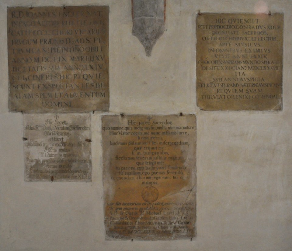 Augsburg Domkreuzgang Nr176-178 und 194