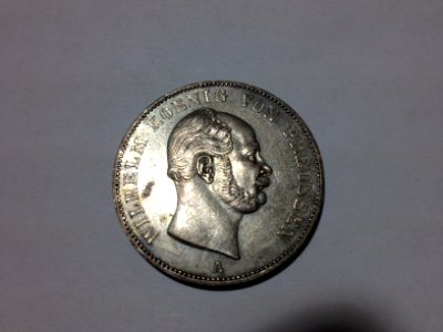 Ausbeutetaler Prussia 1861 obverse