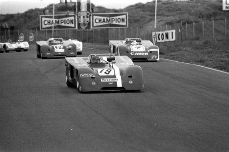 Autoraces Trophy of the Dunes , Zandvoort, nr. 4A Liane Engeman kop, Bestanddeelnr 924-9748