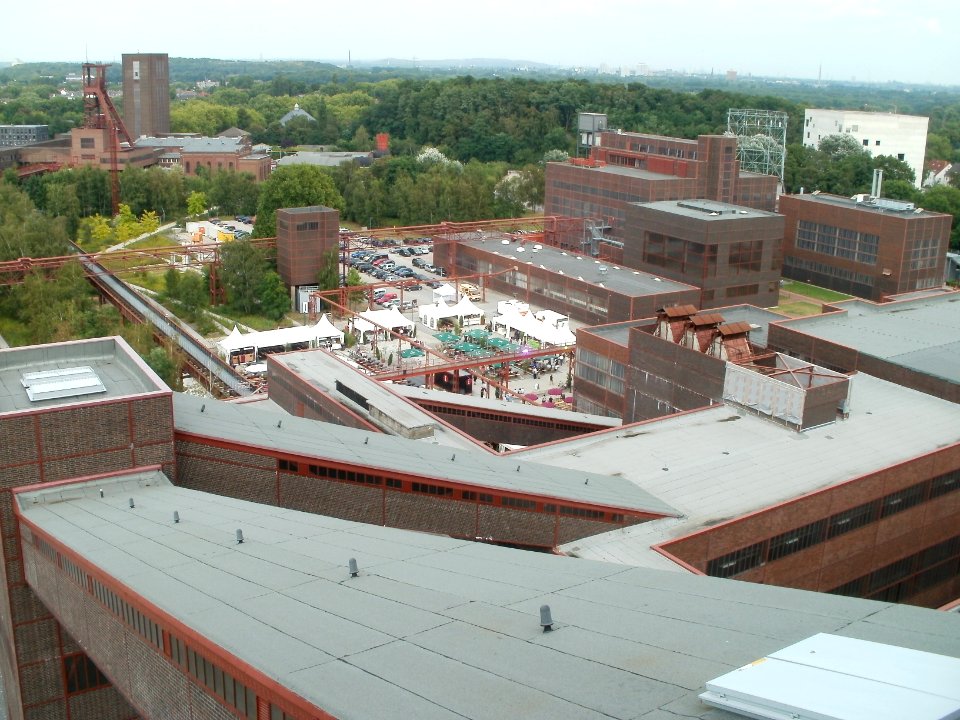 Aussicht Plattform Zeche Zollverein Essen vom 24 08 2012 Nr 7
