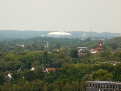 Aussicht Plattform Zeche Zollverein Essen vom 24 08 2012 Nr 3 Schalkearena
