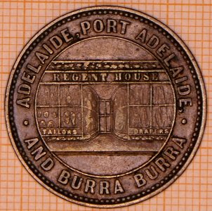Australia - Halfpenny Token 1857 - Crocker & Hamilton - reverse