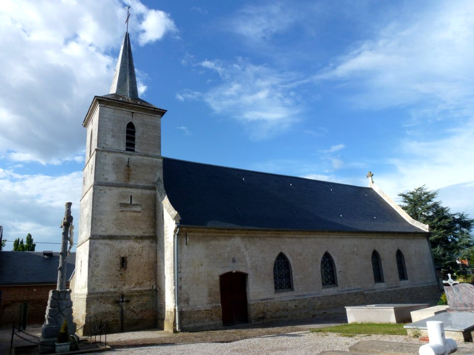 Autingues (Pas-de-Calais) église 01