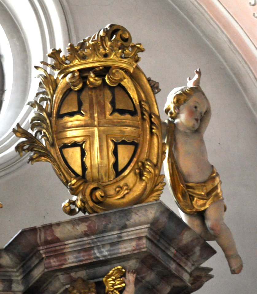 Augsburg Dom Marienkapelle Altar 03 Wappen Gymnich