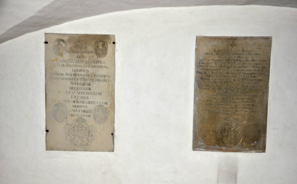 Augsburg Dom Krypta Epitaphe