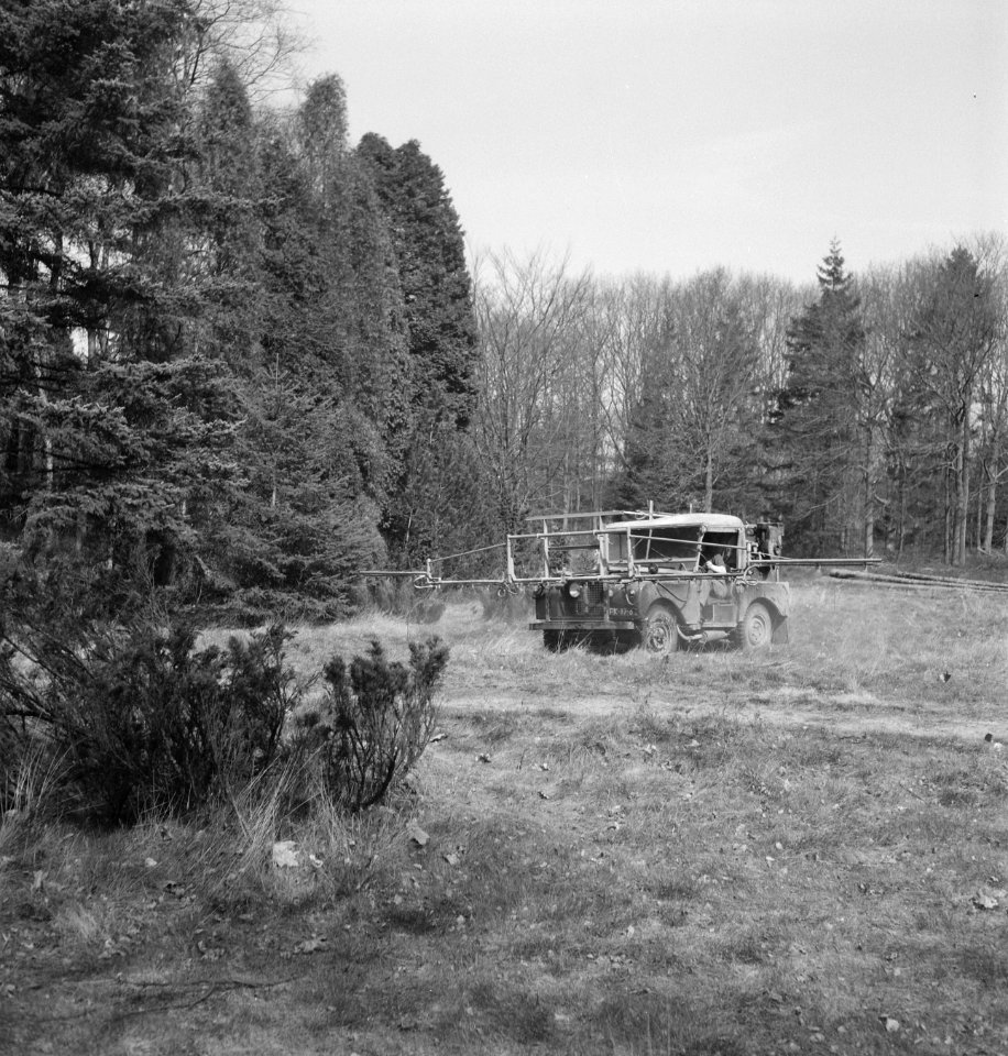 Auto's, bossen, sproeiinstallaties, Bestanddeelnr 253-4396