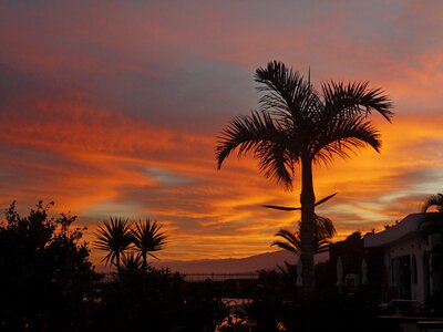 Tenerife morgenstimmung red sky