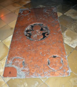 Augsburg Dom Grabplatte Johann Eglof von Knöringen