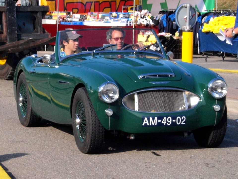 Austin Healey 100-6 dutch licence registration AM-49-02 pic2