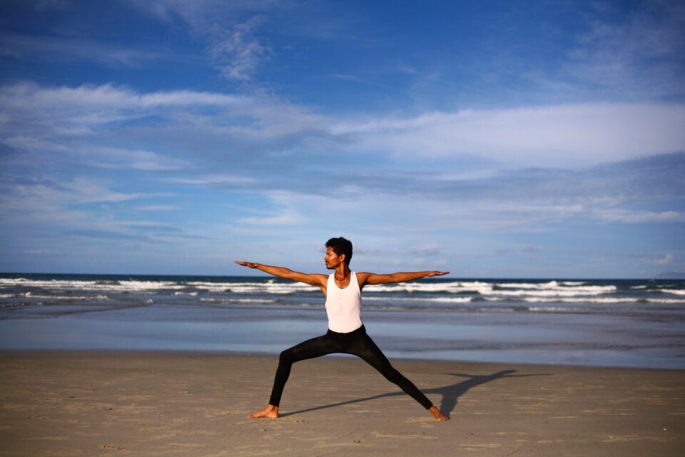 Meditation symbol body photo