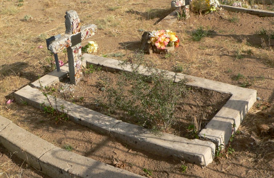 Austin NV cemetery Catholic homemade stone 1
