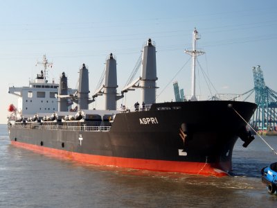 Aspri (ship, 2014) IMO 9658771, Port of Antwerp pic5
