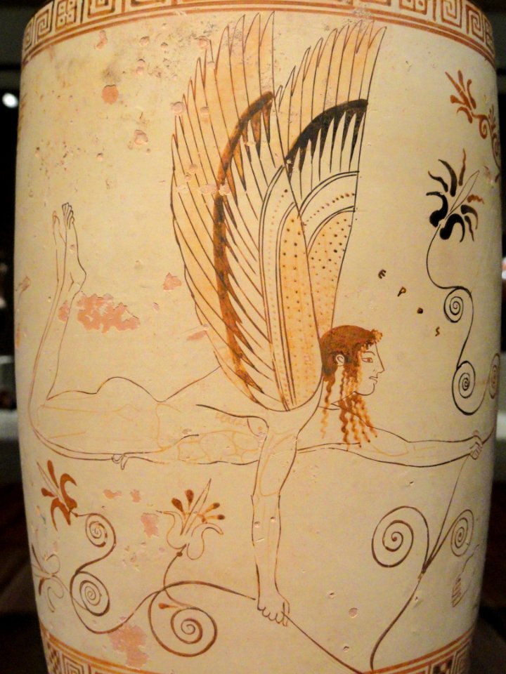 Atalanta Lekythos, 500-490 BC, Greek, Attic, attributed to Douris, ceramic - Cleveland Museum of Art - DSC08215