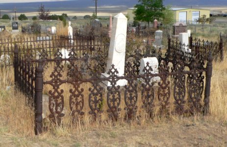 Austin NV cemetery Masonic Alexander marker 1